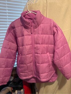 Fabletics Quilted Pink Girls' Puffer Jacket
